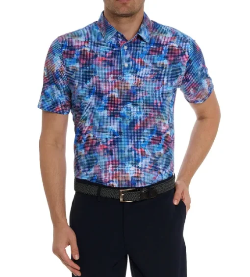 Robert Graham Short Sleeve Storm Watch Polo