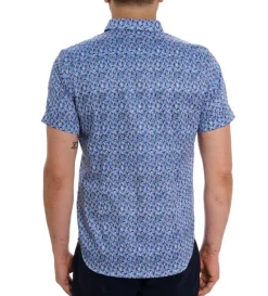Robert Graham Short Sleeve Wade Woven Shirt