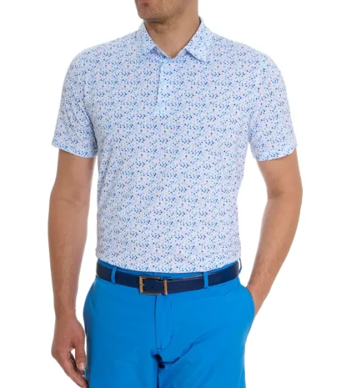 Robert Graham Short Sleeve Calder Knit Polo