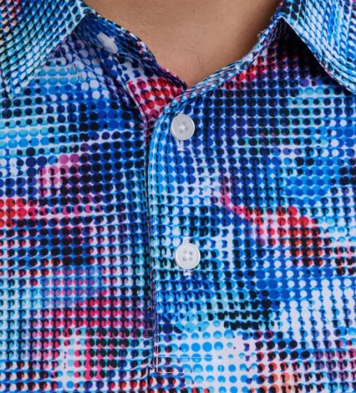 Robert Graham Short Sleeve Storm Watch Polo