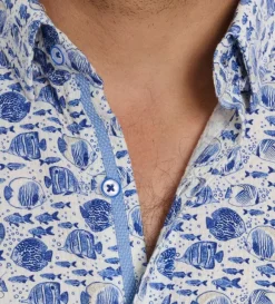 Robert Graham Short Sleeve Fenwick Woven Shirt