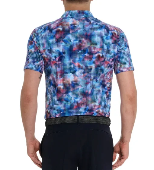 Robert Graham Short Sleeve Storm Watch Polo
