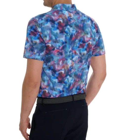 Robert Graham Short Sleeve Storm Watch Polo