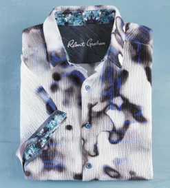 Robert Graham Tasman Seersucker Short Sleeve Shirt