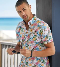 Robert Graham Taton Floral Short Sleeve Shirt
