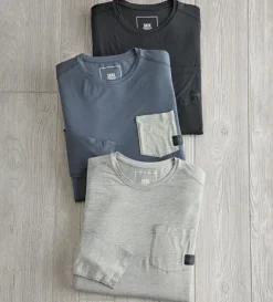 Saxx Sleepwalker Long Sleeve Pocket Tee Shirt