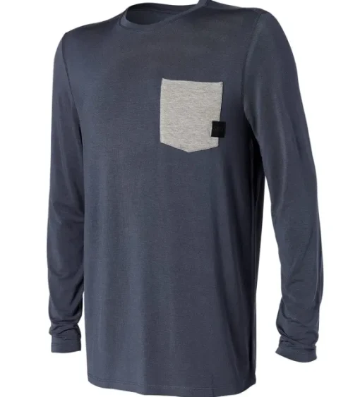Saxx Sleepwalker Long Sleeve Pocket Tee Shirt