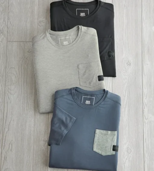 Saxx Sleepwalker Short Sleeve Pocket Tee Shirt