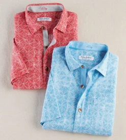 Tommy Bahama Coconut Point Fleur De Geo Camp Shirt