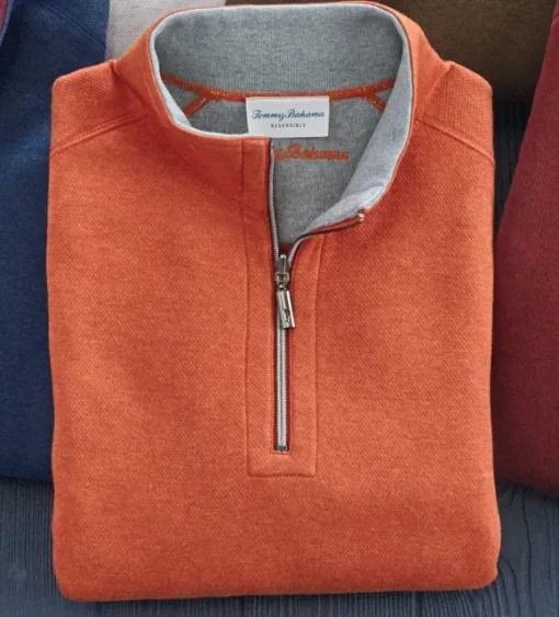 Tommy Bahama Flipshore Reversible Half-Zip Pullover