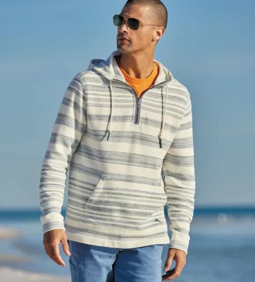 Tommy Bahama Shoreline Stripe Baja Hoodie