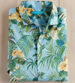 Tori Richard Passion Flower Short Sleeve Camp Shirt
