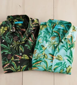 Tori Richard Short Sleeve Mighty Jungle Cotton Lawn Shirt
