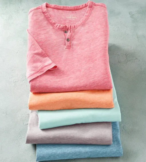 True Grit Bowery Burnout Henley