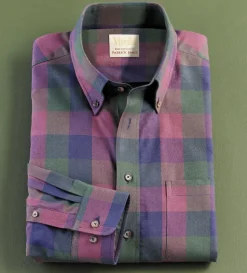 Viyella Green Check Shirt