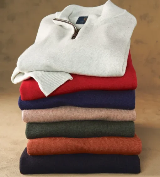 Viyella Quarter-Zip Sweater