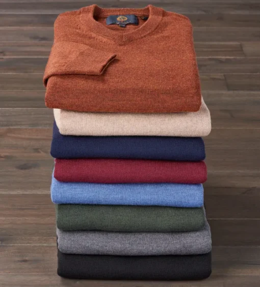Viyella V-Neck Pullover Sweater