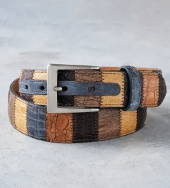 W.Kleinberg Alligator Patchwork Belt