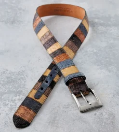 W.Kleinberg Alligator Patchwork Belt