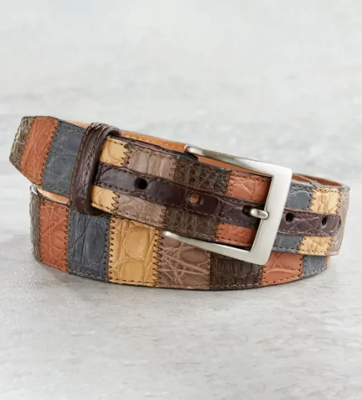 W.Kleinberg Alligator Patchwork Belt