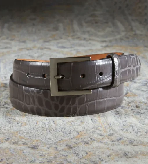 W.Kleinberg Crocodile Embossed Belt