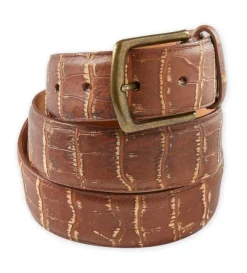 W.Kleinberg Crocodile Embossed Belt