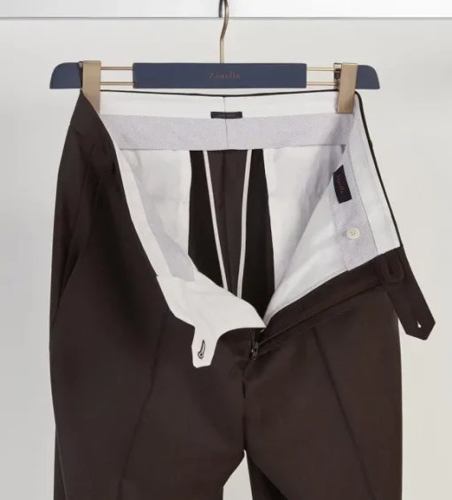 Zanella Devon Wool Serge Dress Slacks