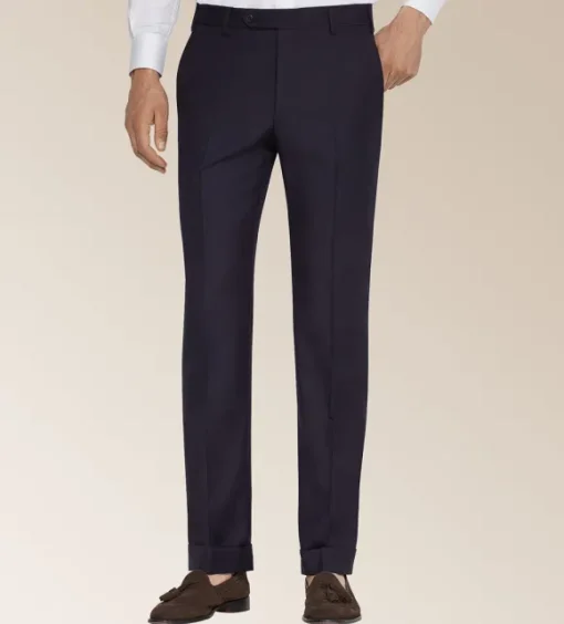 Zanella Devon Wool Serge Dress Slacks
