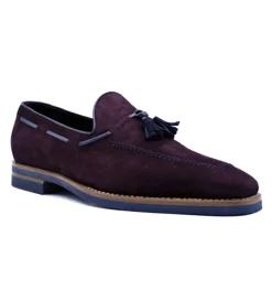Zelli Carmen Sueded Goatskin Tassel Loafer