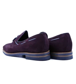 Zelli Carmen Sueded Goatskin Tassel Loafer