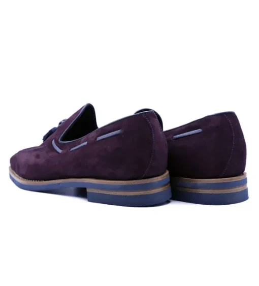 Zelli Carmen Sueded Goatskin Tassel Loafer