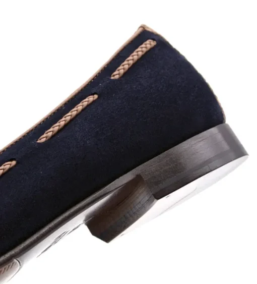 Zelli Naples Sueded Goatskin Tassel Loafer