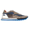 Zelli Raya Sueded Perforated Calfskin Sneaker