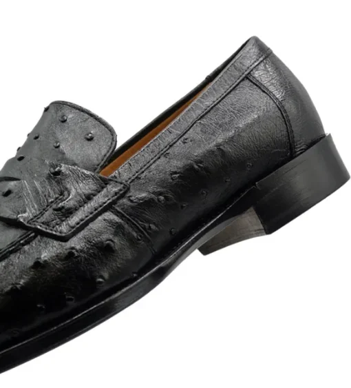 Zelli Roma Genuine Ostrich Quill Slip-On Loafer