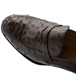 Zelli Roma Genuine Ostrich Quill Slip-On Loafer