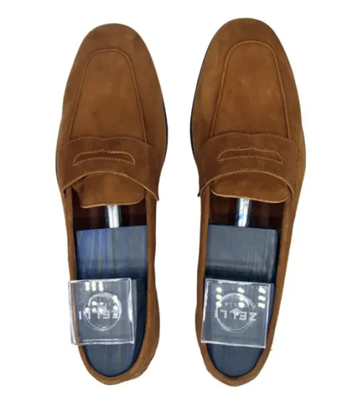 Zelli Tasca Sueded Goatskin Loafer