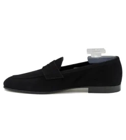 Zelli Tasca Sueded Goatskin Loafer