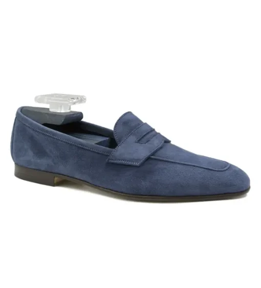 Zelli Tasca Sueded Goatskin Loafer