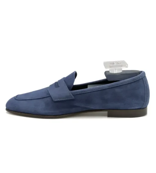 Zelli Tasca Sueded Goatskin Loafer