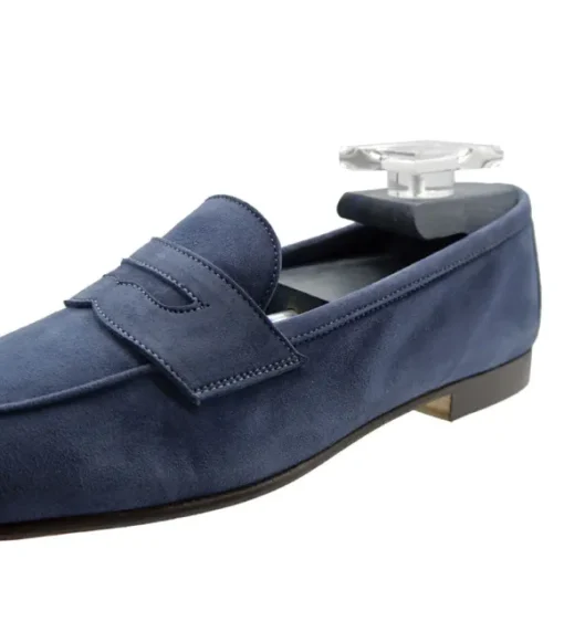 Zelli Tasca Sueded Goatskin Loafer