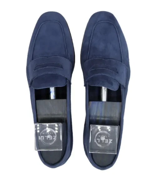 Zelli Tasca Sueded Goatskin Loafer