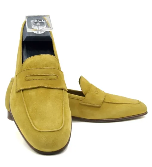 Zelli Tasca Sueded Goatskin Loafer