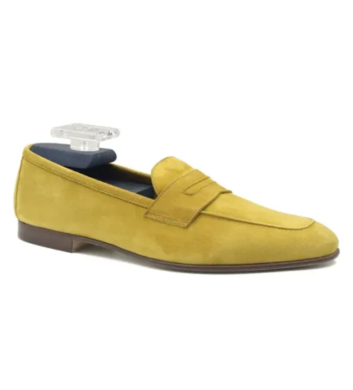 Zelli Tasca Sueded Goatskin Loafer