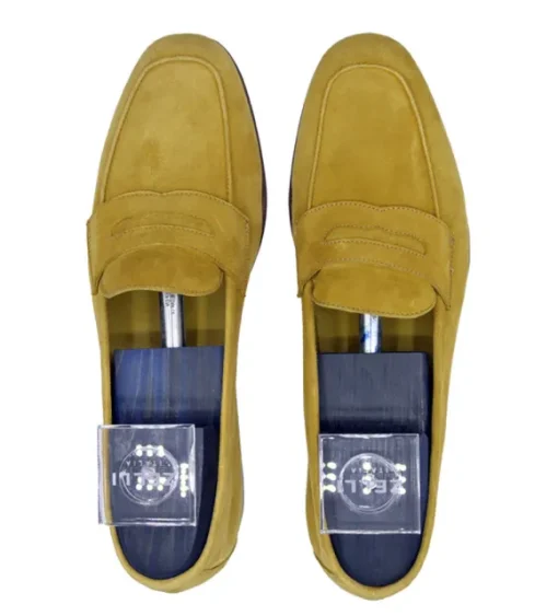Zelli Tasca Sueded Goatskin Loafer