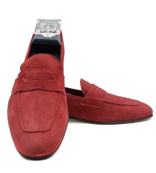 Zelli Tasca Sueded Goatskin Loafer