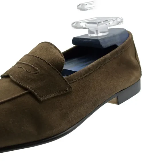 Zelli Tasca Sueded Goatskin Loafer