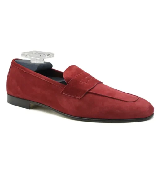 Zelli Tasca Sueded Goatskin Loafer