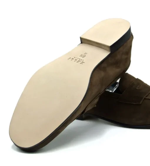 Zelli Tasca Sueded Goatskin Loafer
