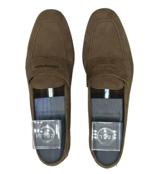 Zelli Tasca Sueded Goatskin Loafer