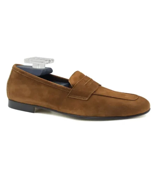Zelli Tasca Sueded Goatskin Loafer